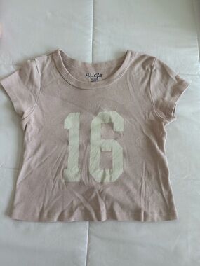 Brandy Melville Pink Baby Tee